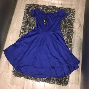Blue prom dress